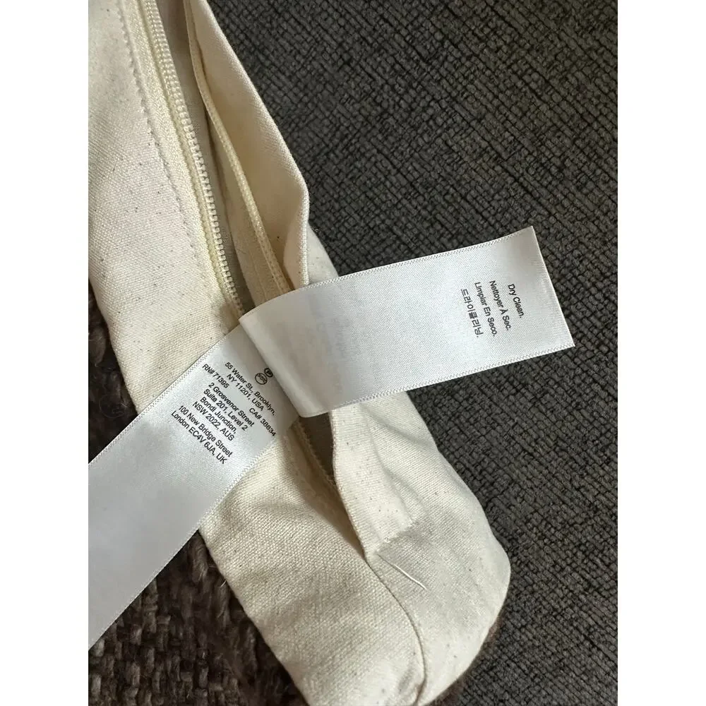 West Elm Chunky Wool Pillow Cover Brown Textured Woven 20x20 NWOT
